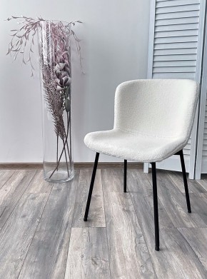 Стул RIYA UF992-01 Белый, teddy / черный каркас М-City в Когалыме - kogalym.mebel24.online | фото 3