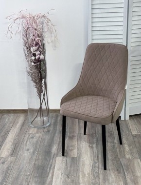 Стул ТУРИН, цвет B5 Капучино, велюр / черный каркас М-City в Когалыме - kogalym.mebel24.online | фото 3