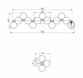 Светильник на штанге Maytoni Dallas MOD547WL-13CH в Когалыме - kogalym.mebel24.online | фото 3