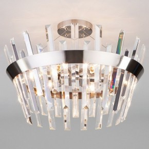 Светильник на штанге TK Lighting Steccato 10111/5 сатин-никель/прозрачный хрусталь Strotskis в Когалыме - kogalym.mebel24.online | фото 1