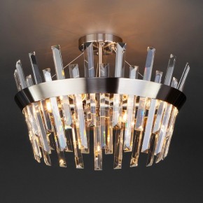 Светильник на штанге TK Lighting Steccato 10111/5 сатин-никель/прозрачный хрусталь Strotskis в Когалыме - kogalym.mebel24.online | фото 2