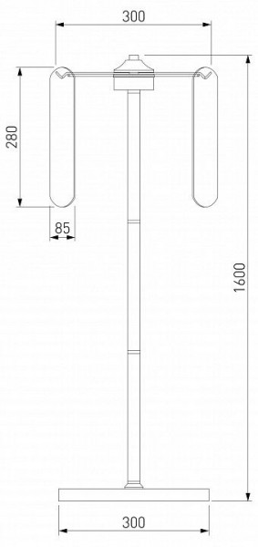 Торшер Eurosvet Claire 01171/3 золото в Когалыме - kogalym.mebel24.online | фото 3