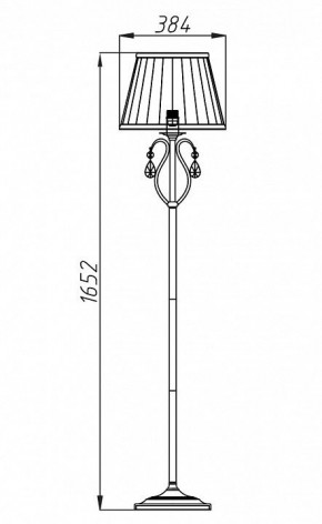 Торшер Maytoni Brionia ARM172-11-G в Когалыме - kogalym.mebel24.online | фото 2