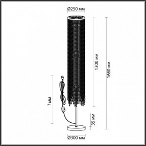Торшер Odeon Light Chokka 5028/3F в Когалыме - kogalym.mebel24.online | фото 4
