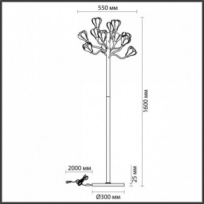 Торшер Odeon Light Gardi 5090/12F в Когалыме - kogalym.mebel24.online | фото 5