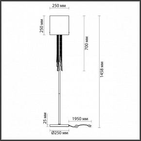 Торшер Odeon Light Nicole 4886/1F в Когалыме - kogalym.mebel24.online | фото 4