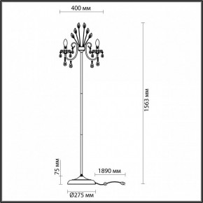 Торшер Odeon Light Versia 4977/3F в Когалыме - kogalym.mebel24.online | фото 4