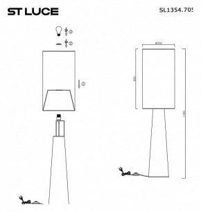 Торшер ST-Luce Jackie SL1354.705.01 в Когалыме - kogalym.mebel24.online | фото 5