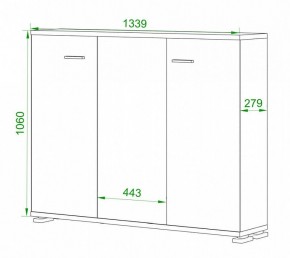 Тумба Домино нельсон ПУ-60-4 в Когалыме - kogalym.mebel24.online | фото 2