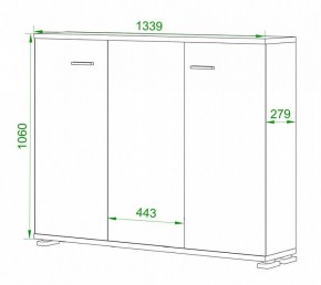 Тумба Домино ПУ-60-4 в Когалыме - kogalym.mebel24.online | фото 2