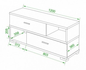 Тумба комбинированная Домино нельсон СБ-40/2 в Когалыме - kogalym.mebel24.online | фото 2