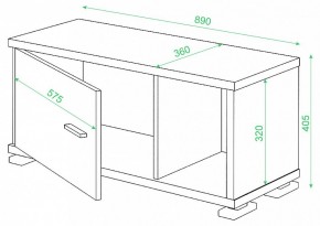 Тумба комбинированная Домино СБ-30/1 в Когалыме - kogalym.mebel24.online | фото 3