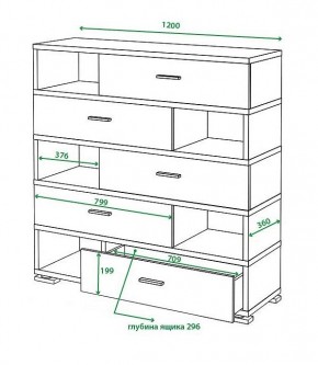 Тумба комбинированная СБ-40/5 в Когалыме - kogalym.mebel24.online | фото 2