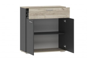Тумба НМ 013.77 "Санти" (Антрацит/Крафт Серый) в Когалыме - kogalym.mebel24.online | фото 2