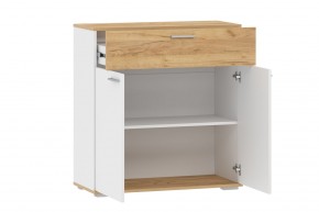 Тумба НМ 013.77 "Санти" (Белый/Крафт Золотой) в Когалыме - kogalym.mebel24.online | фото 2