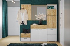 Тумба НМ 013.77 "Санти" (Белый/Крафт Золотой) в Когалыме - kogalym.mebel24.online | фото 3