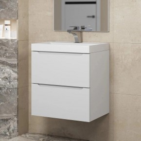 Тумба под раковину Uperwood Tanos 50 см, подвесная, белая матовая в Когалыме - kogalym.mebel24.online | фото