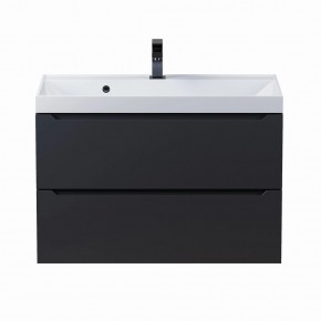 Тумба под раковину Uperwood Tanos 80 см, подвесная, черная матовая в Когалыме - kogalym.mebel24.online | фото 8