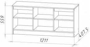 НИЦЦА-9 Тумба под ТВ (НЦ.09) в Когалыме - kogalym.mebel24.online | фото 2