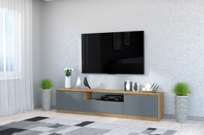 Тумба под ТВ "Хилтон" (Крафт золотой/Графит) в Когалыме - kogalym.mebel24.online | фото