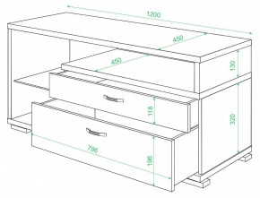Тумба под ТВ ТК-10 М в Когалыме - kogalym.mebel24.online | фото 2