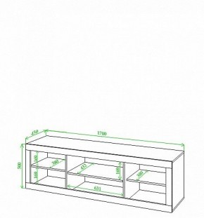 Тумба под ТВ Toivo Кон170 в Когалыме - kogalym.mebel24.online | фото 2