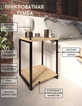 Тумба прикроватная "Лофт" (Лф.Т-2) в Когалыме - kogalym.mebel24.online | фото 4
