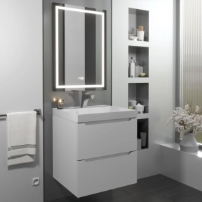 Тумба с раковиной Uperwood Tanos 50 см, подвесная, белая матовая в Когалыме - kogalym.mebel24.online | фото