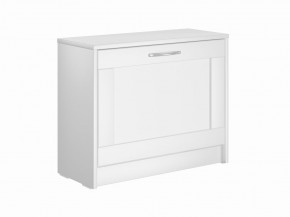Тумба СИРИУС с откидной полкой для обуви, цвет белый в Когалыме - kogalym.mebel24.online | фото