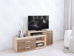 Тумба ТВ Парус-3 дуб сонома/ясень шимо в Когалыме - kogalym.mebel24.online | фото