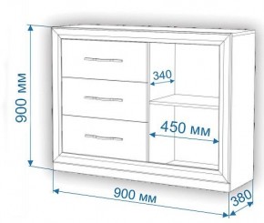 Тумба-витрина Нобиле Км-120/38 ФС в Когалыме - kogalym.mebel24.online | фото 2