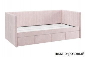 ТВИКС Кровать (софа) с ящиками 900 (нежно-розовый) в Когалыме - kogalym.mebel24.online | фото