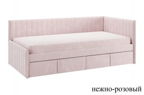 ТВИКС Кровать (тахта) с ящиками 900 (нежно-розовый) в Когалыме - kogalym.mebel24.online | фото
