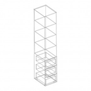 ВИТА Пенал с 3 ящиками в Когалыме - kogalym.mebel24.online | фото 2
