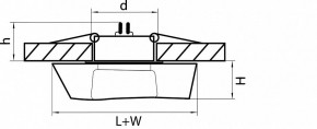 Встраиваемый светильник Lightstar Flutto 006430 в Когалыме - kogalym.mebel24.online | фото 3