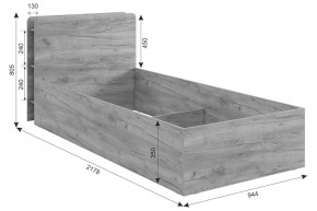 ЮНИОР Кровать с основанием 900 в Когалыме - kogalym.mebel24.online | фото 3
