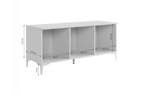 ЗЕФИР Гостиная К1 (белое дерево/белый муар) в Когалыме - kogalym.mebel24.online | фото 4